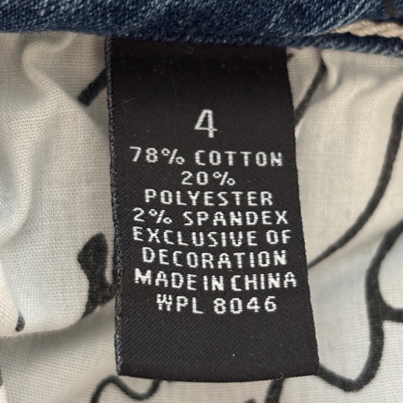 Inc Denim Straight Leg Curvy Fit Low Rise Jeans, Women's Size 4, Stretch Denim - Picture 10 of 11